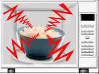 When using your microwave make sure you have microwave safe dishes
