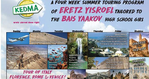 Kedema Teen Bais Yaakov program to Italy & Israel