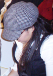 Woman wearing a cap