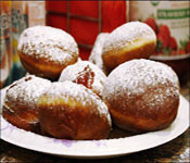 Sufganiot & latkes are the traditional foods