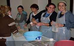 Women at JLC Baking Challah