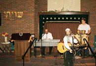 The bimah in Knesseth Israel in Minneapolis, MN